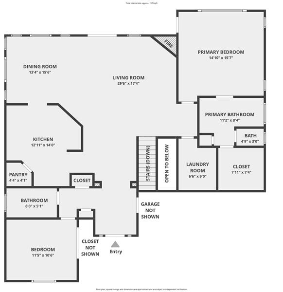 Main Level Floor Plan