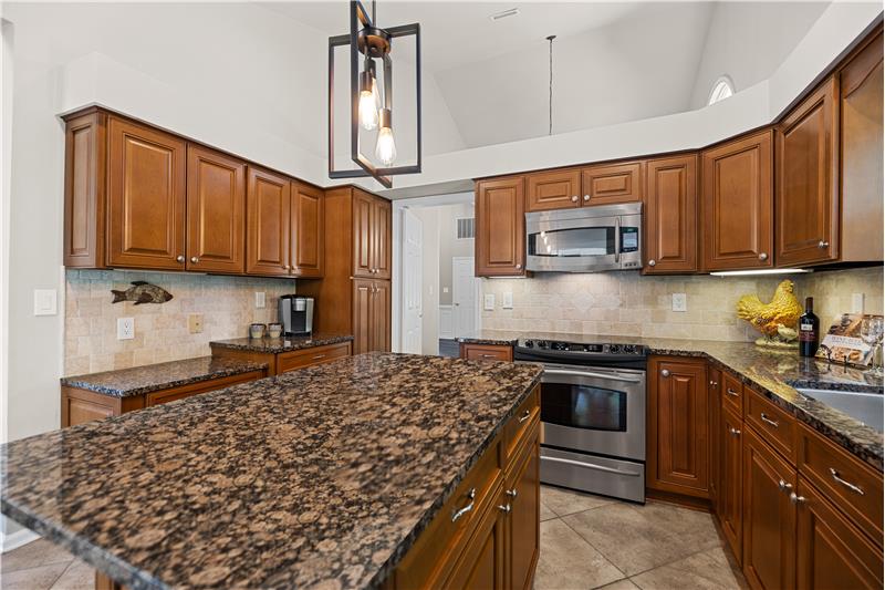 Under-cabinet lights; pendant light; recessed lights