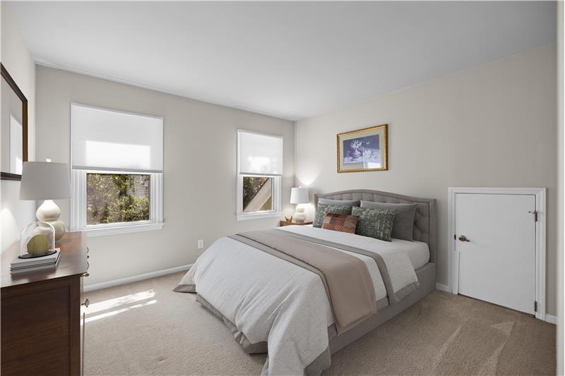 One of three bedrooms on second floor