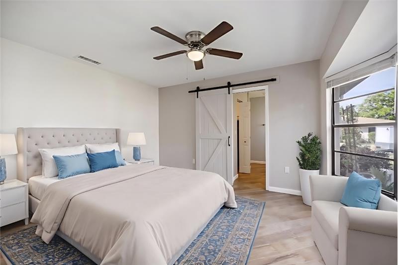 Primary Bedroom - virtually staged