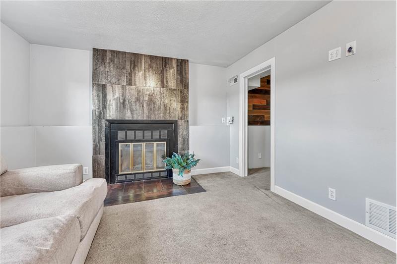 Lower Level Family Room w/entrance into Bedroom #3 (non conforming)