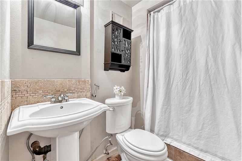 Lower Level Shower Bathroom