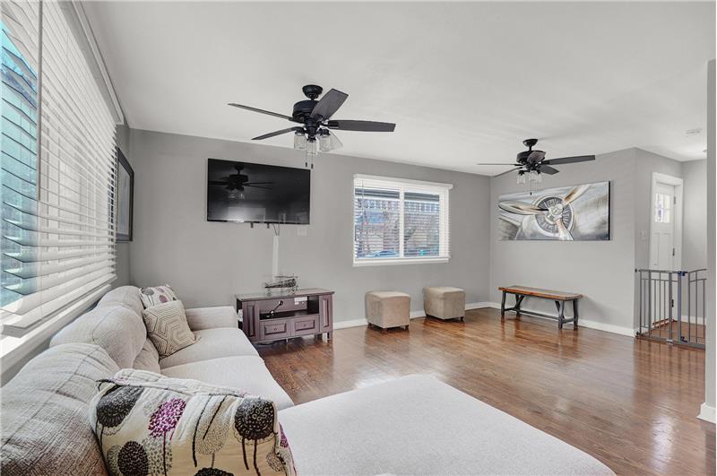 View of the Entry from the Living Room