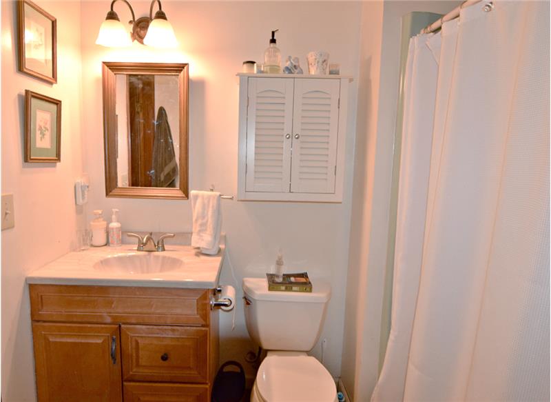 Bathroom in four-bedroom unit