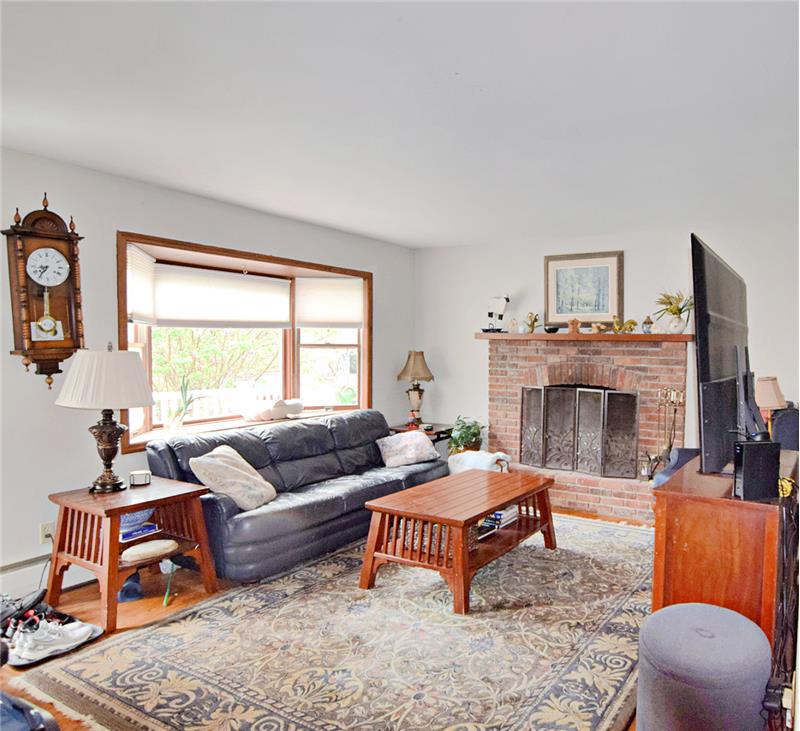Living room for the four-bedroom unit