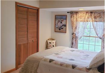 Second bedroom  in the two-bedroom unit