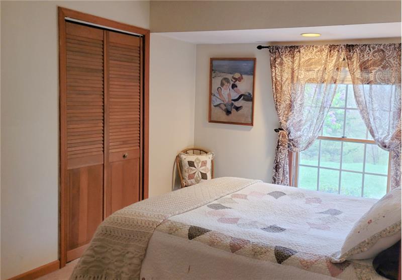 Second bedroom  in the two-bedroom unit