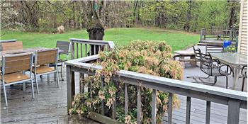 Expansive deck for both units