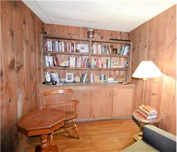 Basement  - reading area