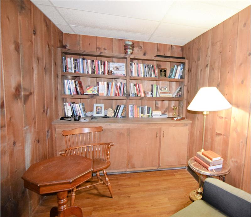 Basement  - reading area