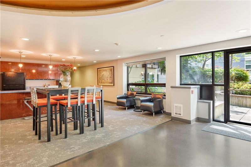 Entertaining is a breeze with the reservable kitchen, lounge, theatre, and courtyard