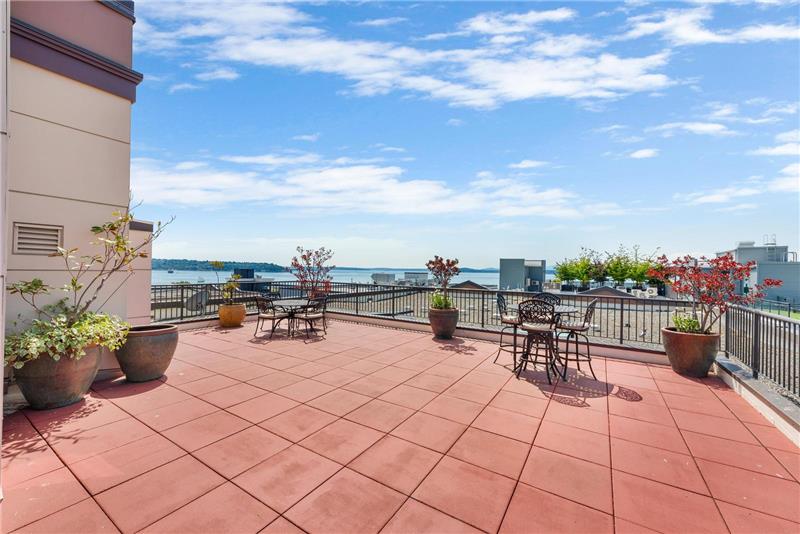 Relax while watching the ships in Puget Sound.