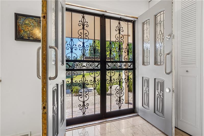 Front door fully open