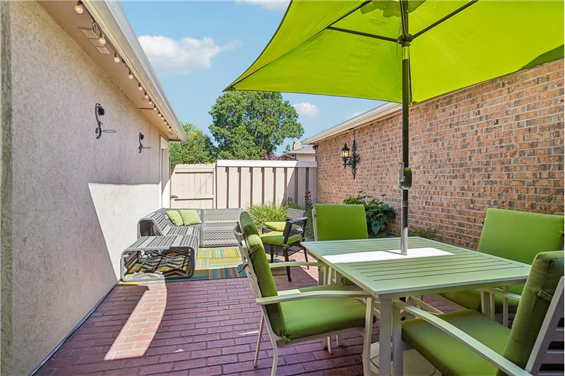 Patio and other furniture available for purchase