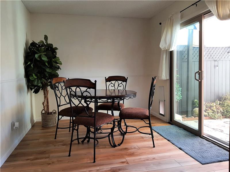 One of Two Dining Room Locations. Of note, this Twin Home shares wall space with just dining room and garage.