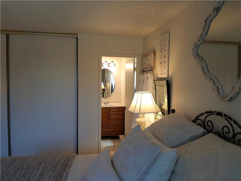 Both Bedroom Capture Good Closet Space for a 1088 SF Home!