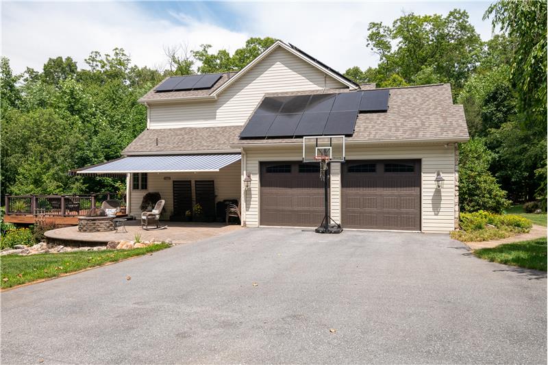 Side Load 2 Car Attached Garage