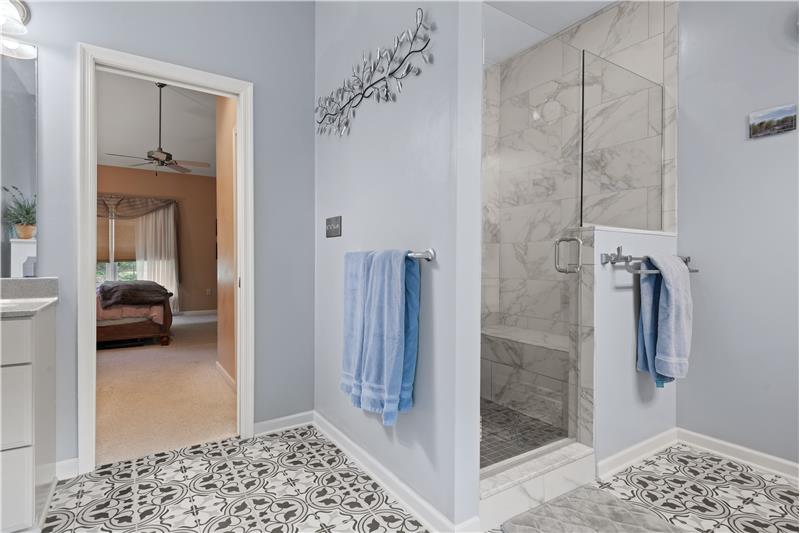 Remodeled First Floor Primary Bathroom