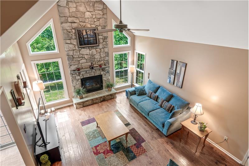 Stunning Fireplace in Living Room
