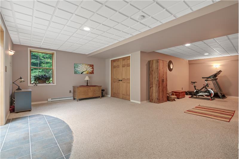 Finished Walk Out Basement