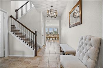 Entryway into the home with open living area