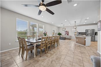 Spacious and open living area