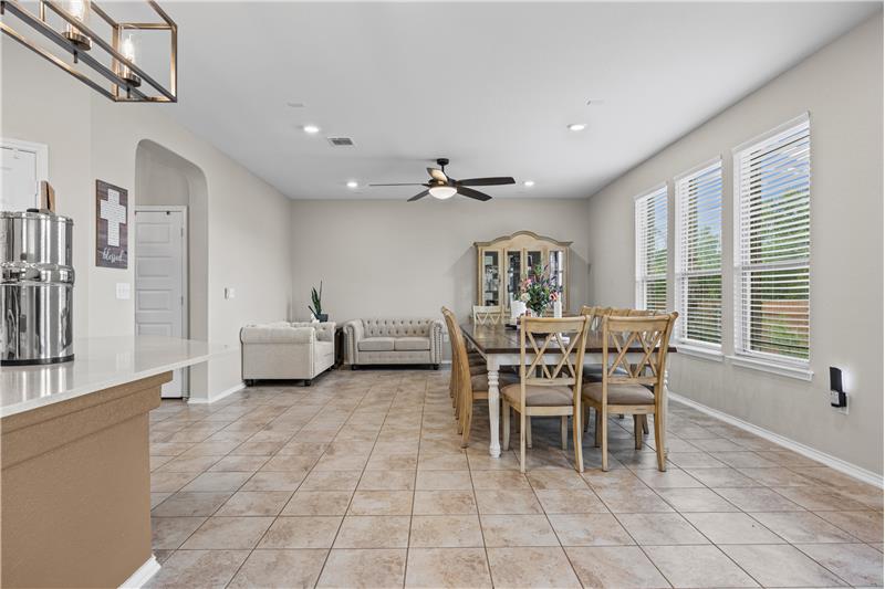 Open Living area