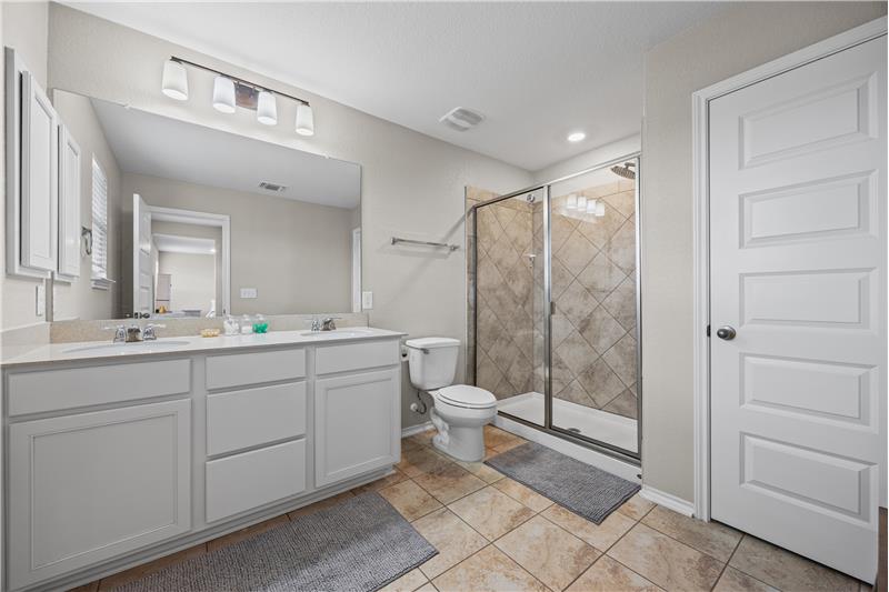 Master Bathroom with Walk In Shower