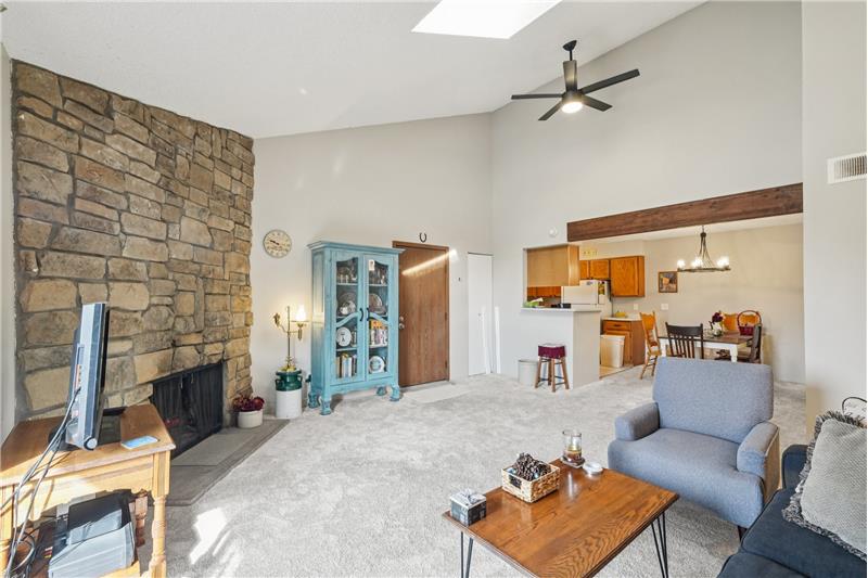 View from door to 5'x12' balcony