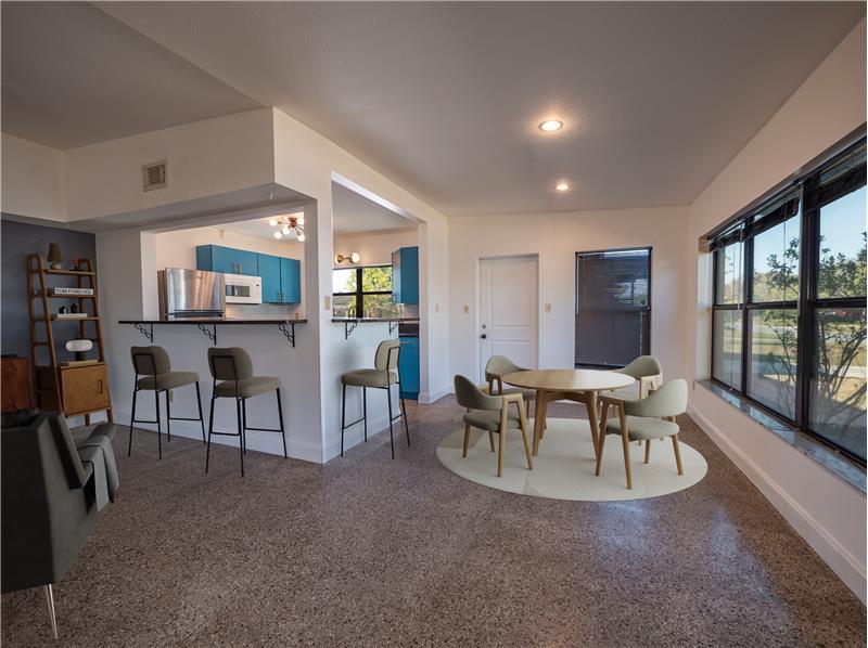 Virtually Staged Dining Room