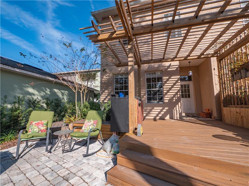 Back Deck and Patio