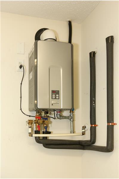 Enjoy the Rinnai water heater and the savings on gas!
