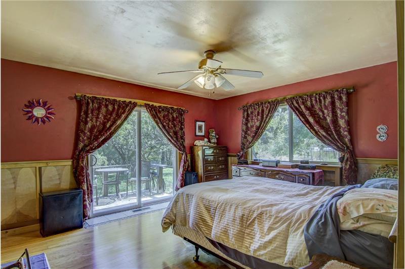 Master suite with views to the gardens