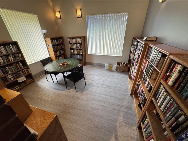 Library in the clubhouse