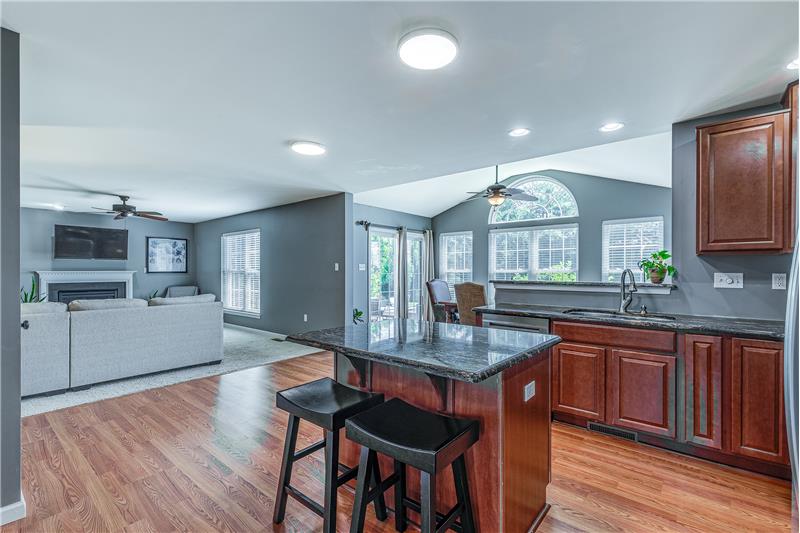 Open concept living area