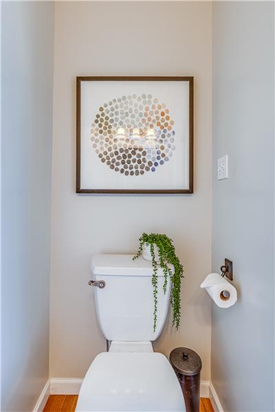 First floor powder room