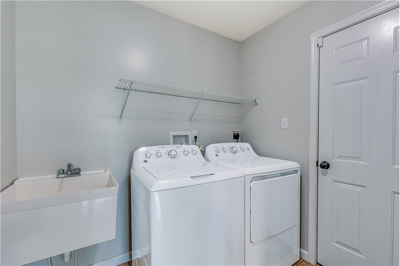 First floor laundry room