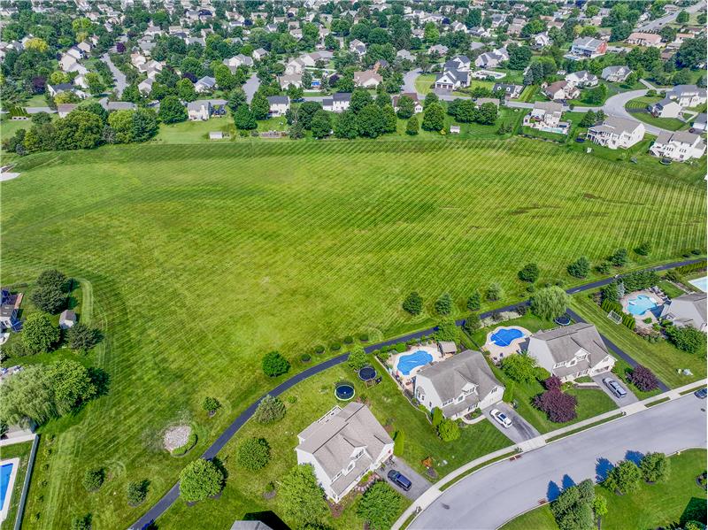 Acres of greenspace and beautiful walking paths