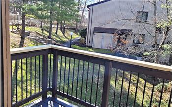 A view from the balcony