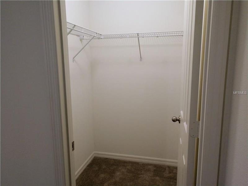 walk in closets in bedrooms 3 and 4