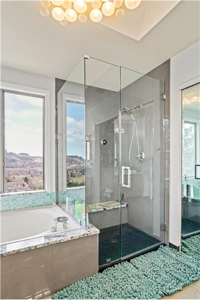 Master bathroom has a view too!