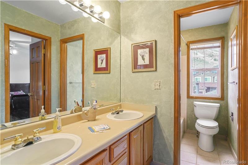 Jack & Jill bathroom upstairs