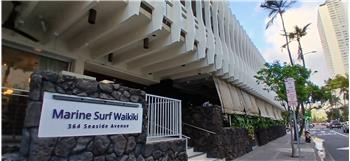 Marine Surf Waikiki Street Entrance