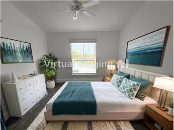 Staged 3rd Bedroom