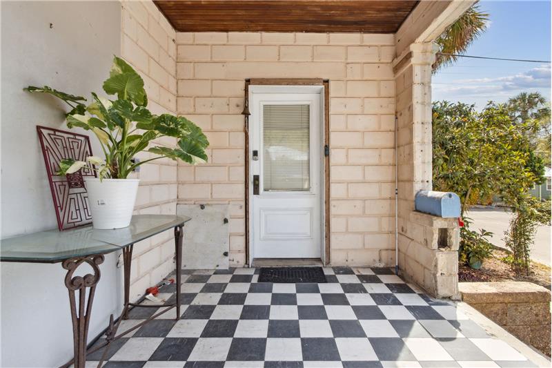 Front Entrance Porch