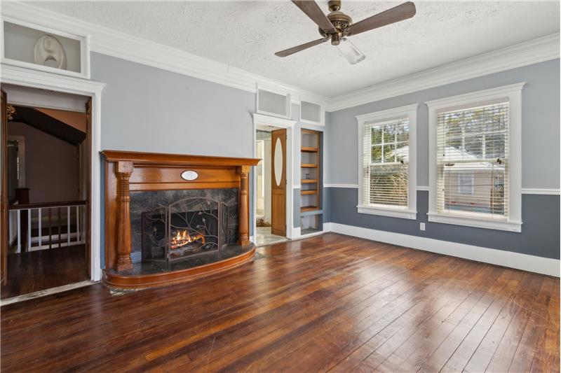 Primary Bedroom with Gas Fireplace