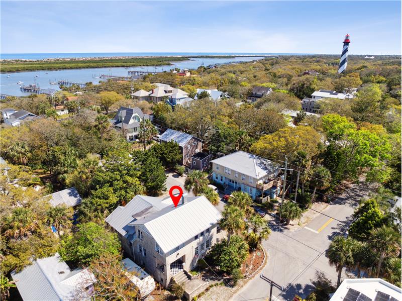 View of Atlantic Ocean and Salt Run Waterway