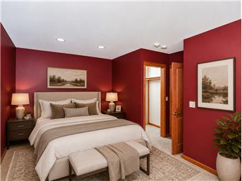Primary bedroom - virtually staged