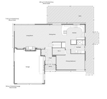 Upper-level floor plan