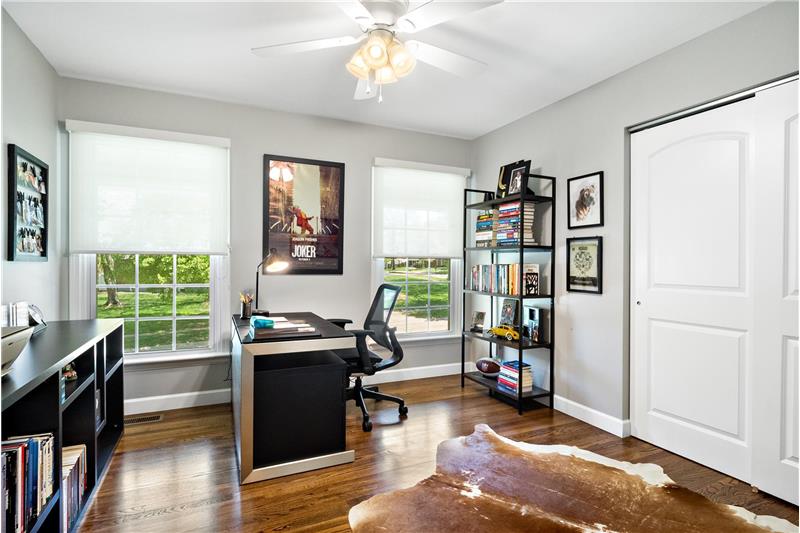 Bedroom currently used as an office